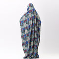 Prayer Dress Abaya Viscose Fabric One Piece | Elegant Islamic Prayer Attire for Women Prayer Dress (Paisley Blue)