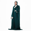 Prayer Dress One Piece With Headscarf Dark Green