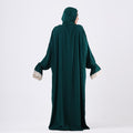 Prayer Dress One Piece With Headscarf Dark Green