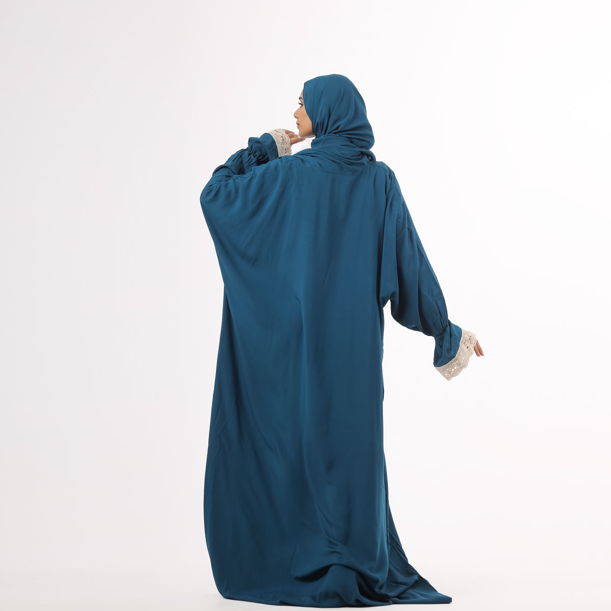 Prayer Dress One Piece With Headscarf Teal