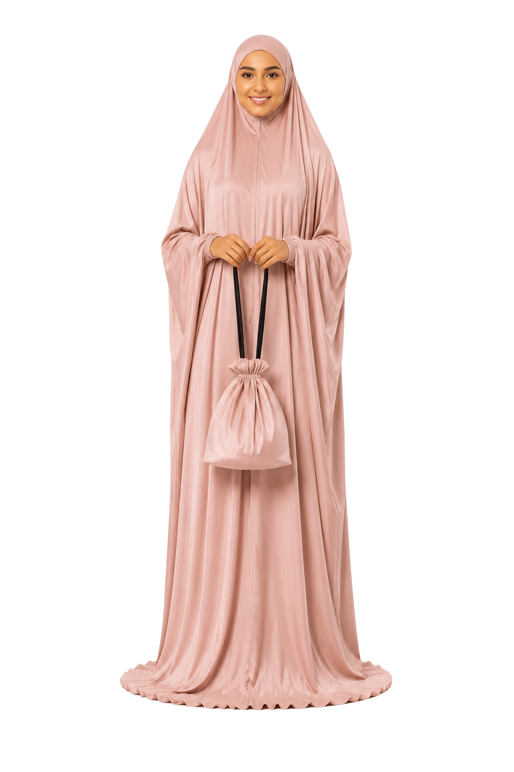 Prayer Dress Silk Pastel Pink