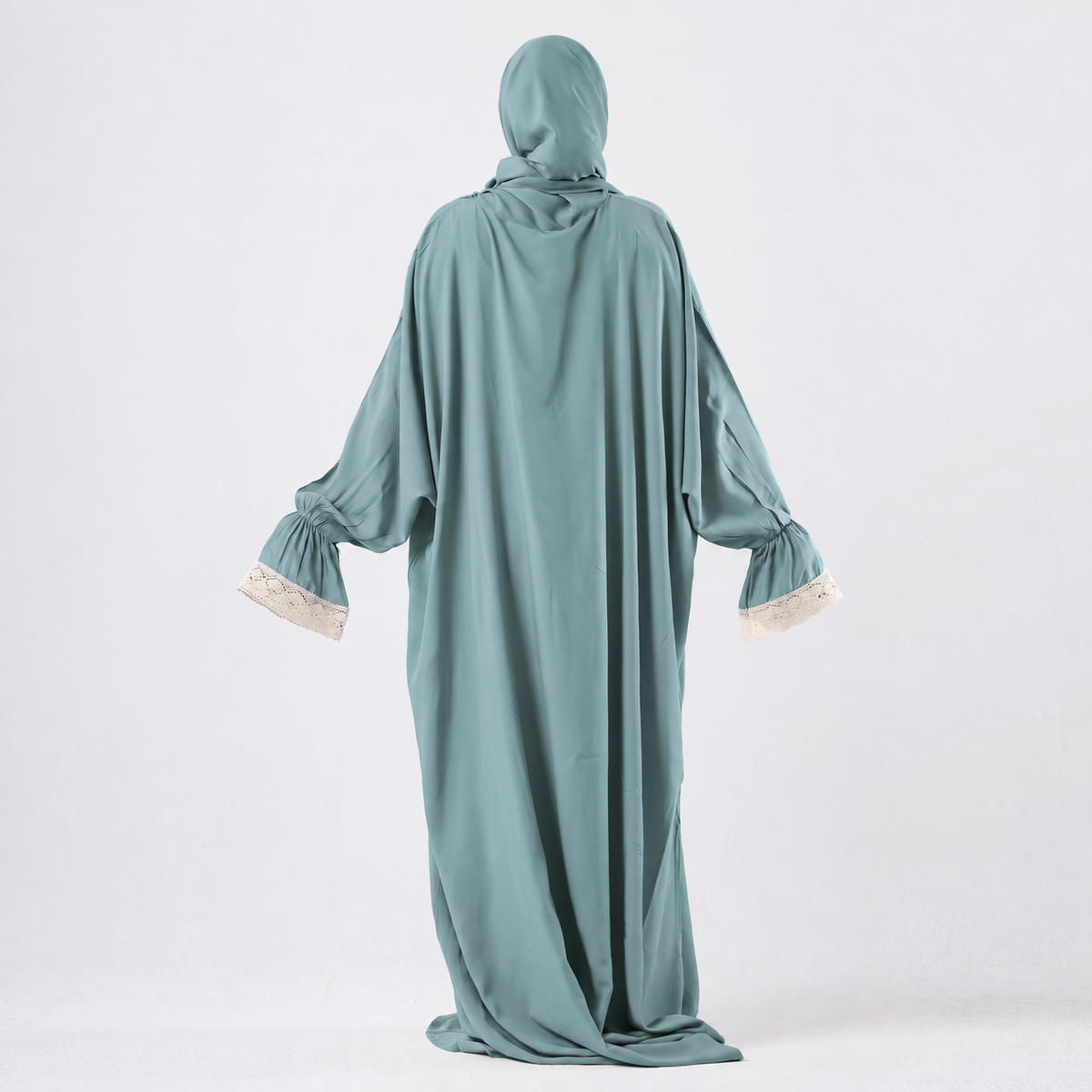 Prayer Dress One Piece With Headscarf Mint