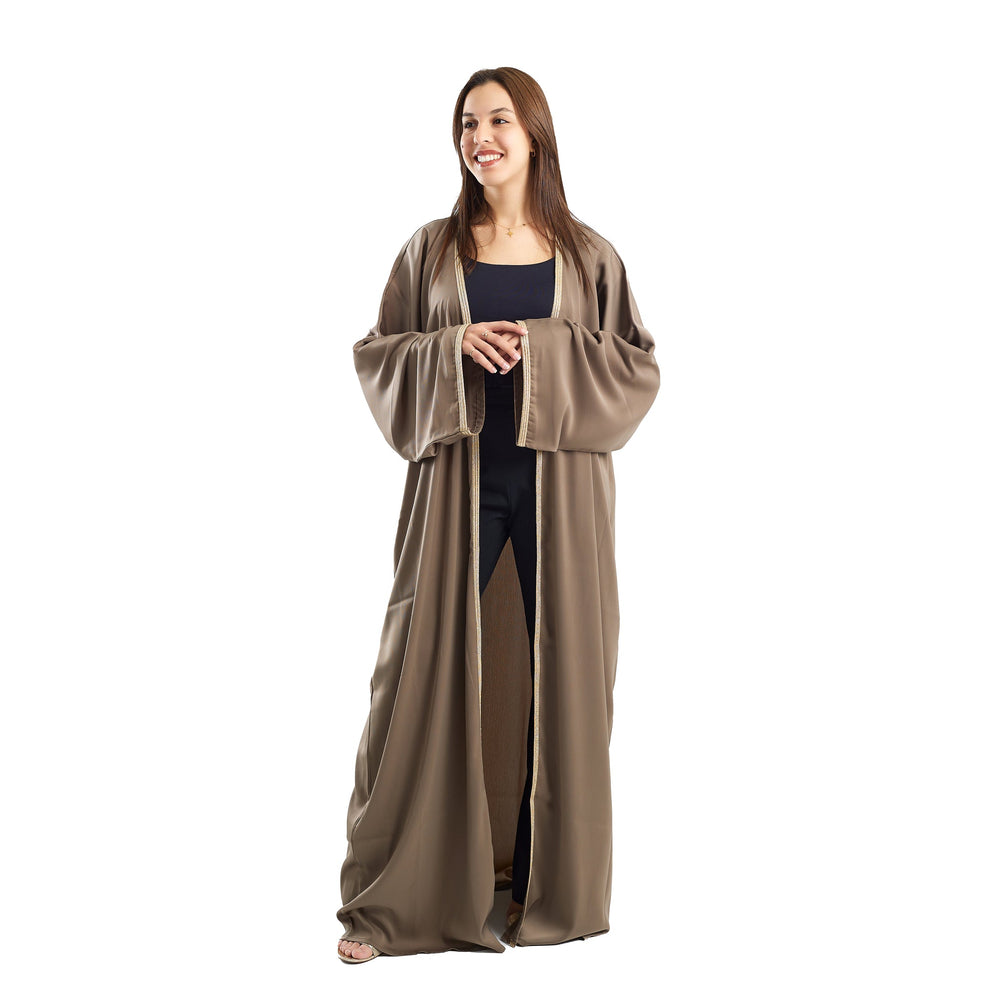 Modern Traditional Abaya Kaftan Beige - Noury Hub