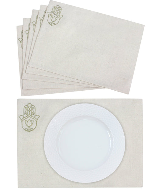 Placemats & Cutlery Set Of 6 Khams - Noury Hub