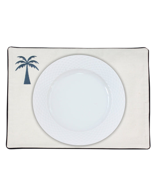 Placemats & Cutlery Set Of 6 Palm - Noury Hub