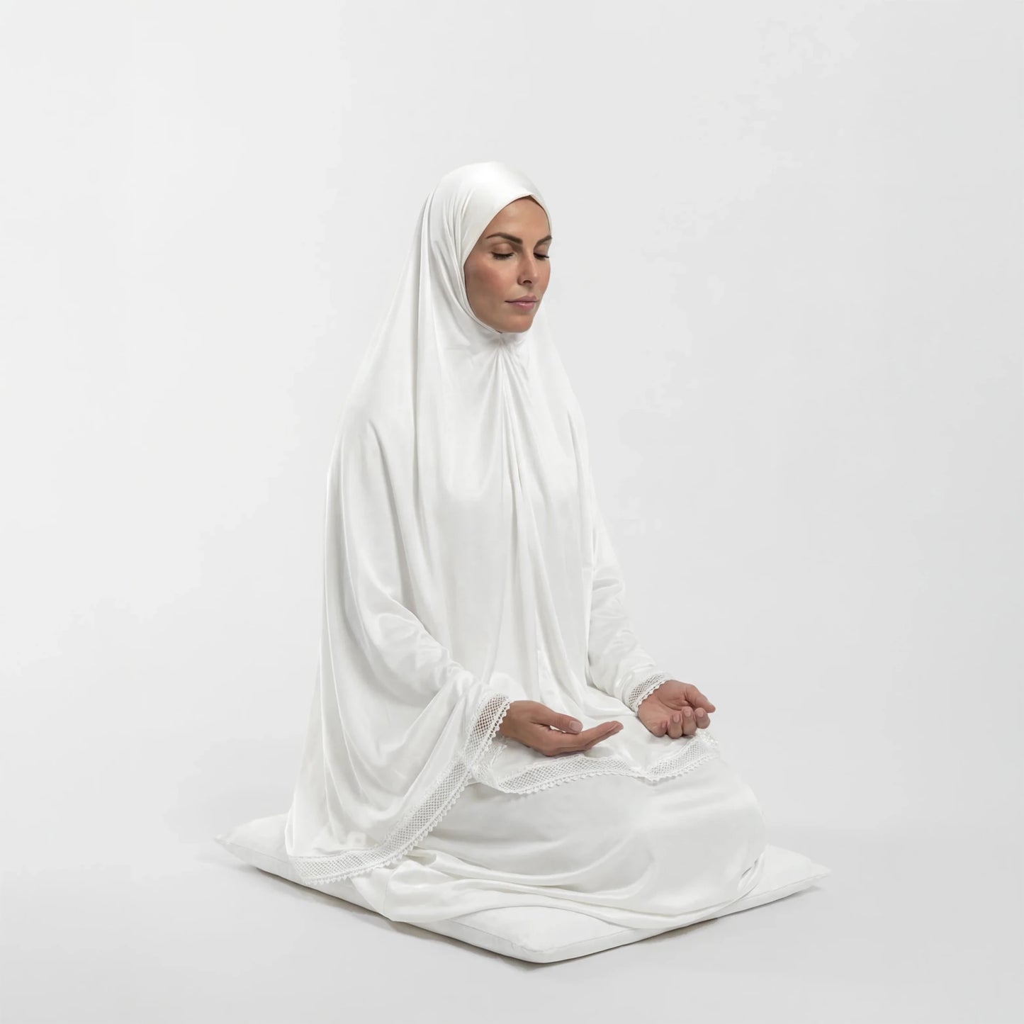 Satin khimar - Noury Hub