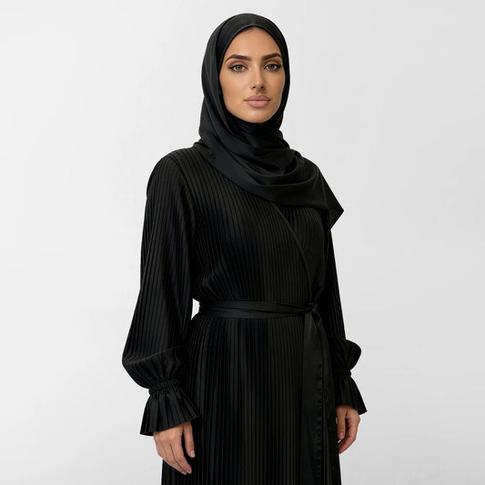 Satin prayer wear features a unique design that combines grace and comfort, - Noury Hub