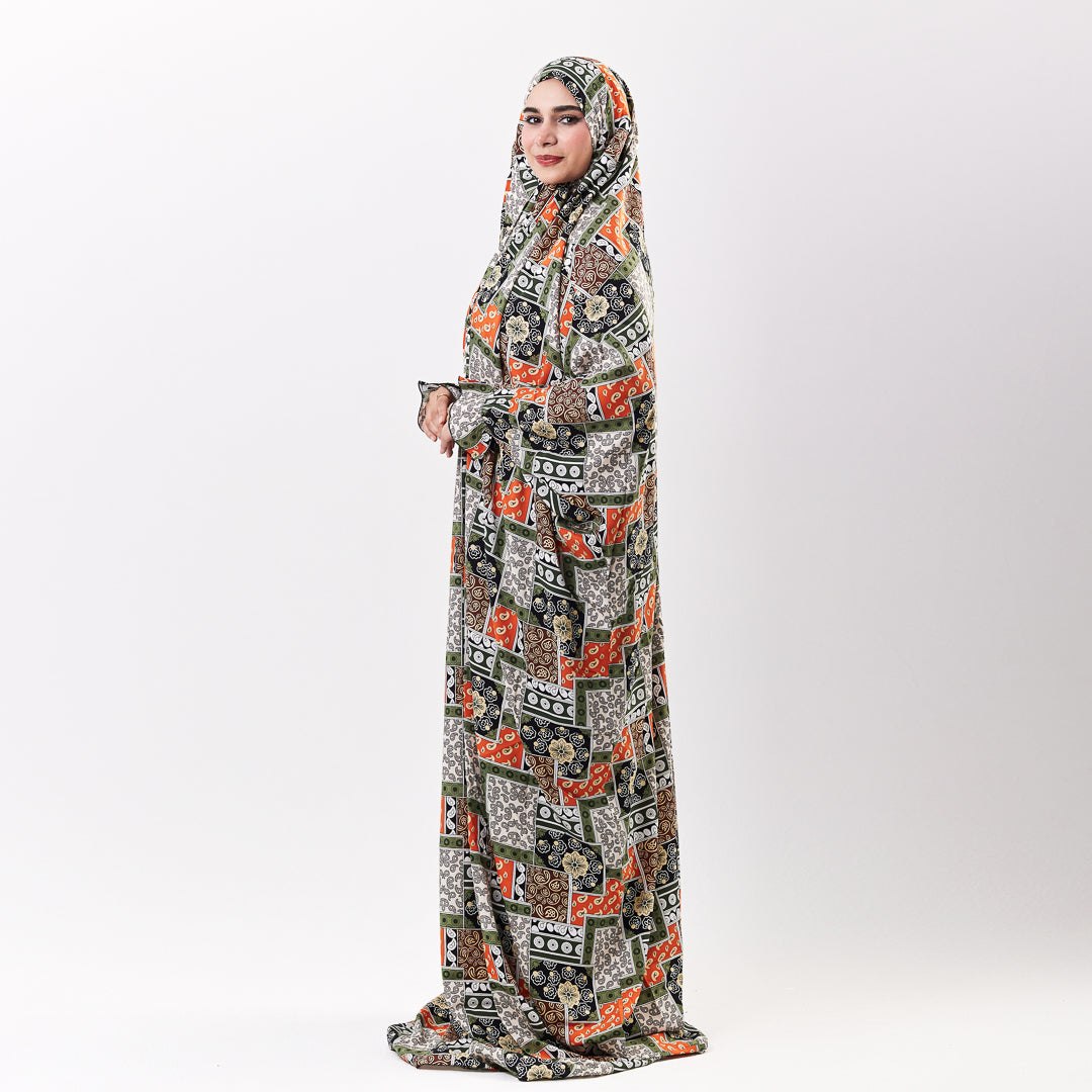 Prayer Dress Abaya Viscose Fabric One Piece | Elegant Islamic Prayer Attire for Women Prayer Dress