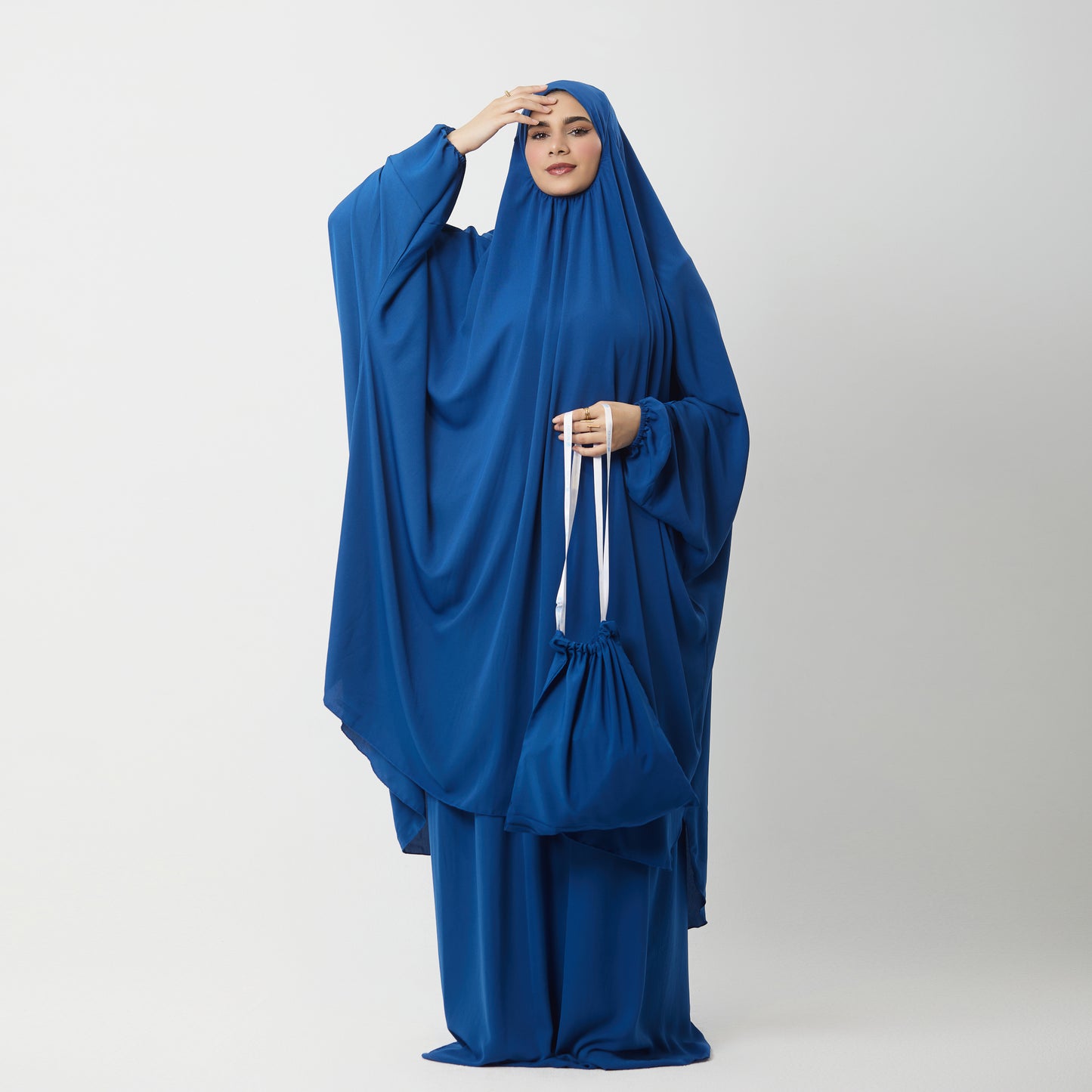 Abaya Prayer Dress Two Piece in Crepe Fabric Two piece prayer dress