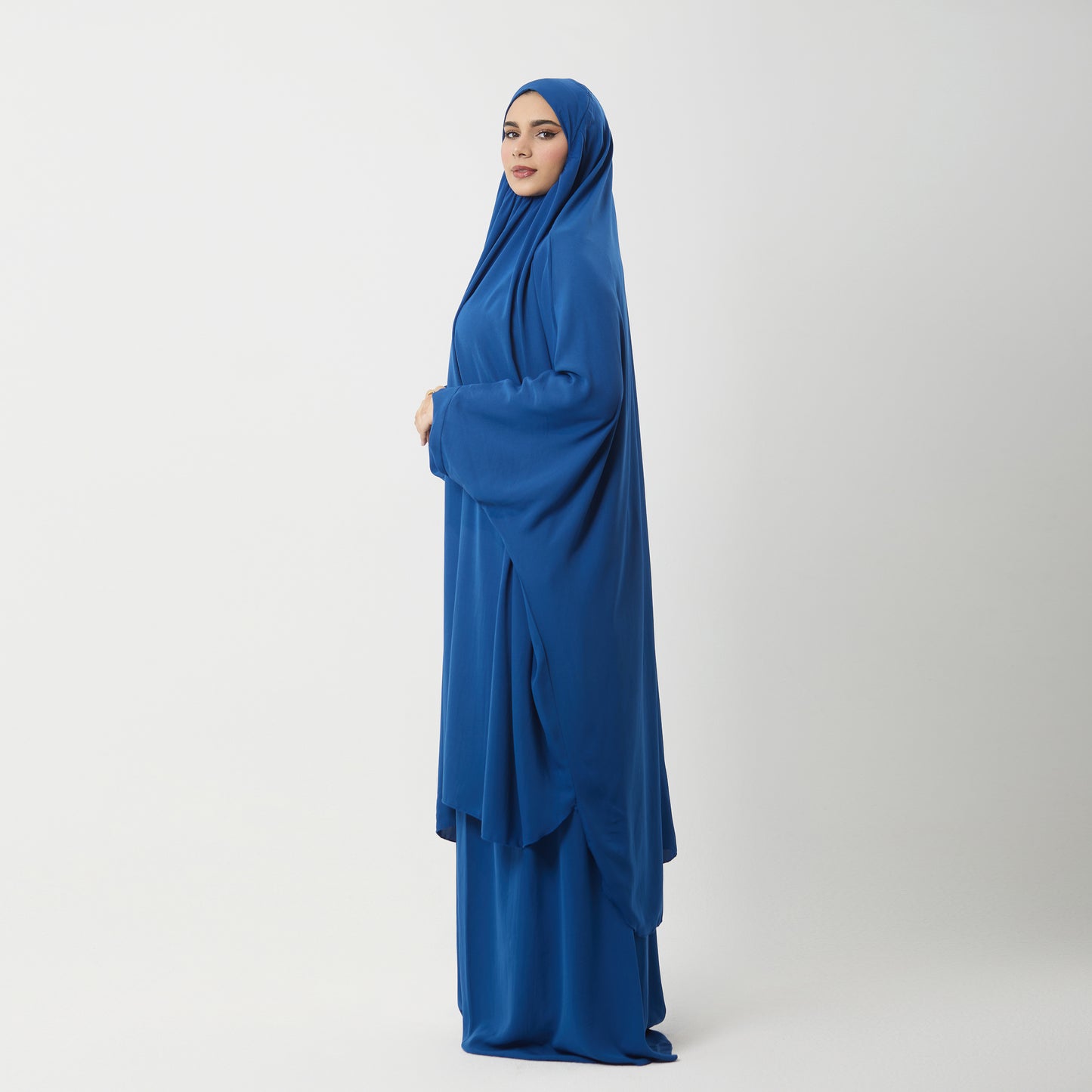 Abaya Prayer Dress Two Piece in Crepe Fabric Two piece prayer dress