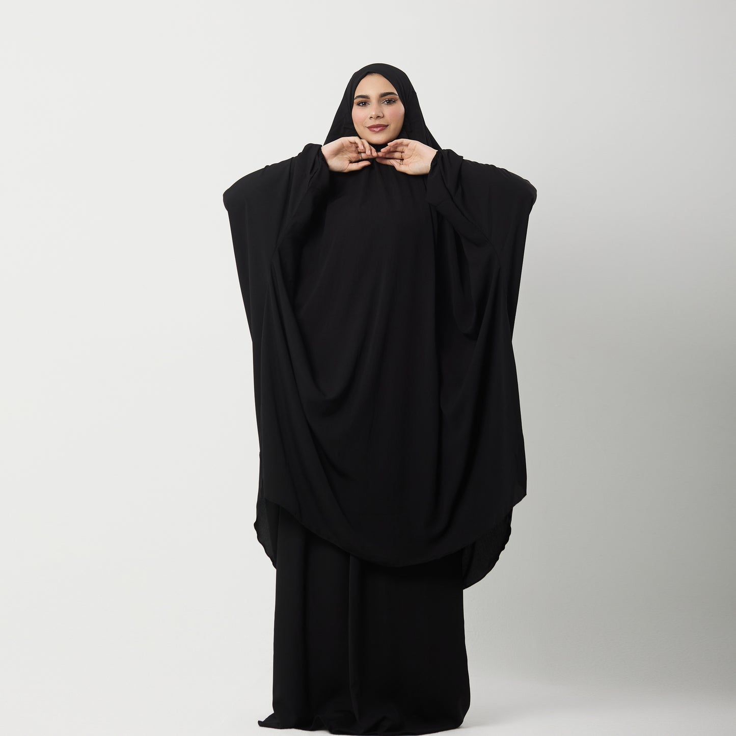 Abaya Prayer Dress Two Piece in Crepe Fabric Two piece prayer dress