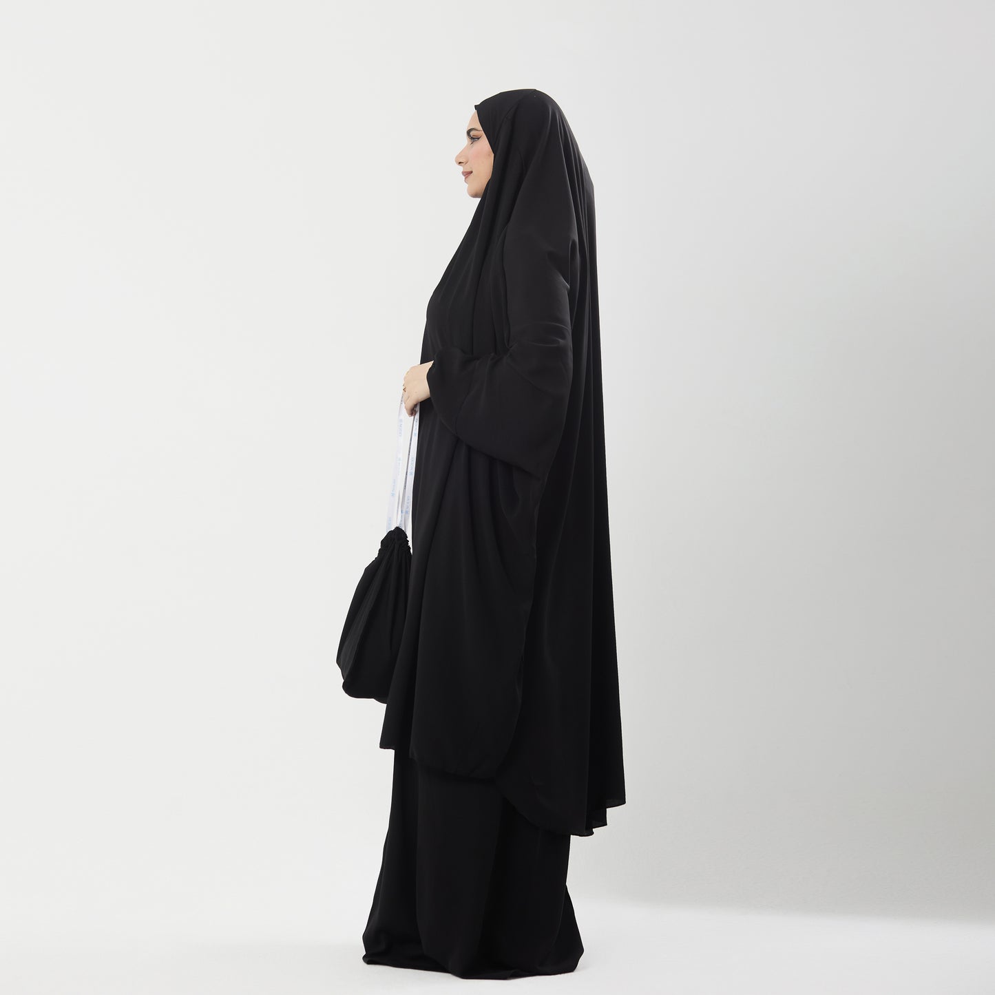 Abaya Prayer Dress Two Piece in Crepe Fabric Two piece prayer dress