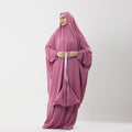 Abaya Prayer Dress Two Piece in Crepe Fabric Two piece prayer dress