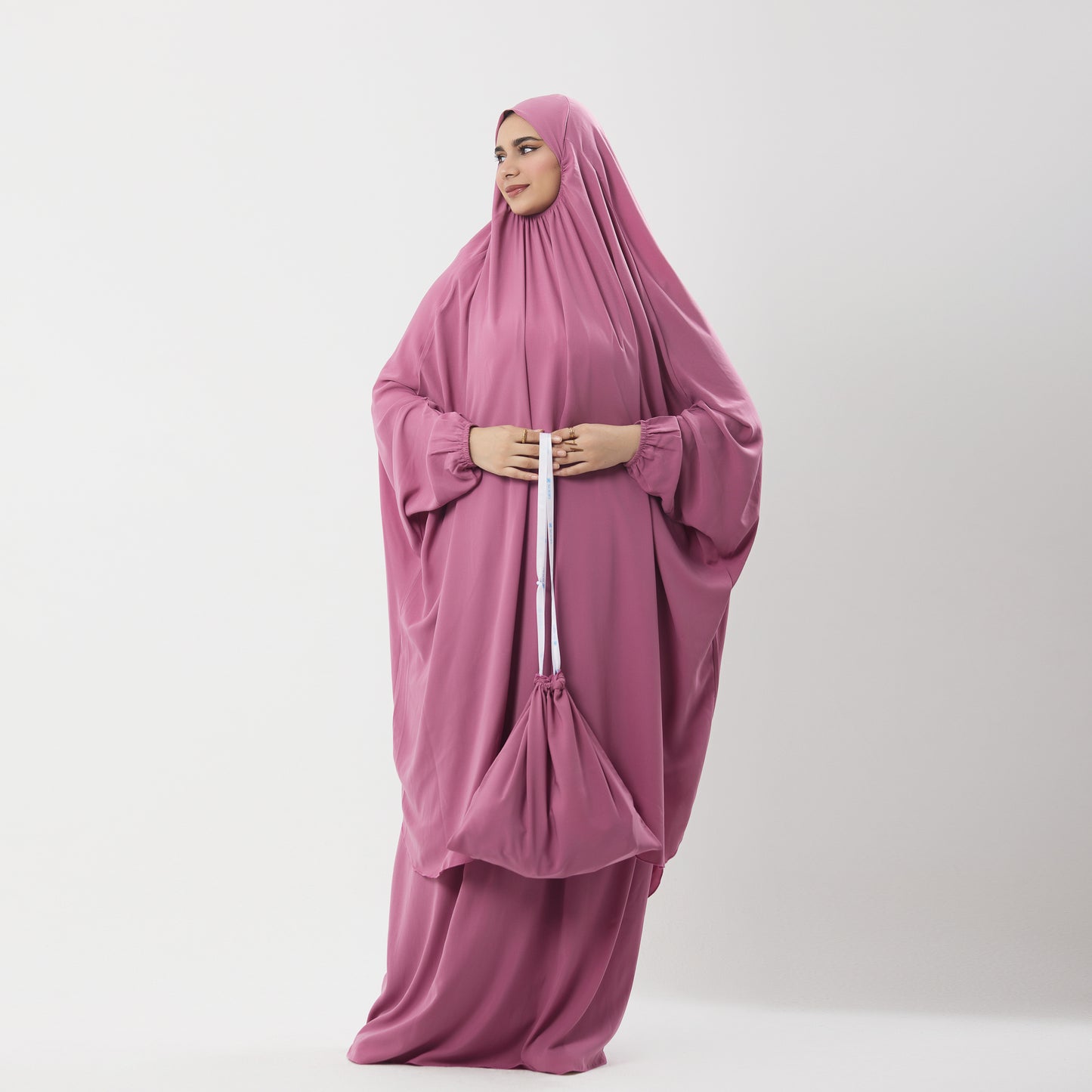 Abaya Prayer Dress Two Piece in Crepe Fabric Two piece prayer dress