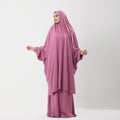 Abaya Prayer Dress Two Piece in Crepe Fabric Two piece prayer dress