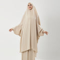 Abaya Prayer Dress Two Piece in Crepe Fabric Two piece prayer dress