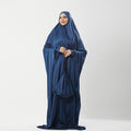 Abaya Silk Abaya Prayer Dress One Piece | Elegant Islamic Prayer Attir