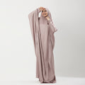 Abaya Silk Abaya Prayer Dress One Piece | Elegant Islamic Prayer Attir