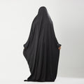 Abaya Silk Abaya Prayer Dress One Piece | Elegant Islamic Prayer Attire for Women Black