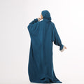 Prayer Dress One Piece With Headscarf Dark Green