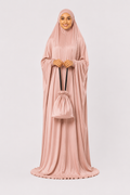 Prayer Dress Silk Pastel Pink