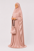 Prayer Dress Silk Pastel Pink