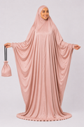Prayer Dress Silk Pastel Pink