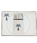 Placemats & Cutlery Set Of 6 Palm