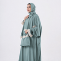 Prayer Dress One Piece With Headscarf Mint