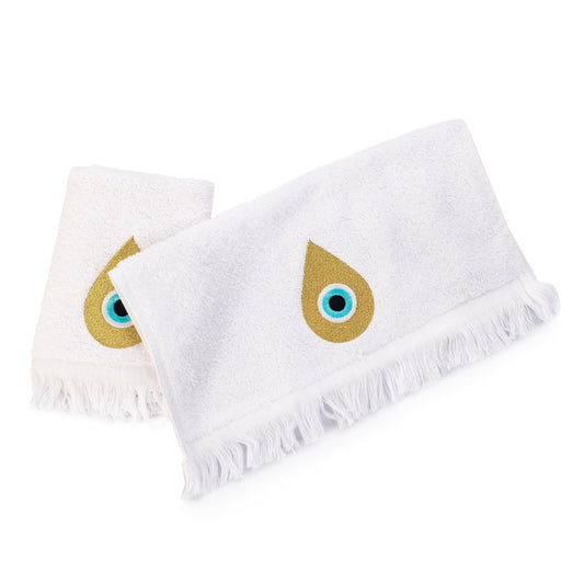 Guest Towel Set 100% Cotton Super Absorbent 600 GSM 30x30cm - Noury Hub