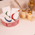 Guest Towel Set 100% Cotton Super Absorbent 600 GSM 30x30cm Crescent - Noury Hub