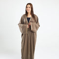 Modern Traditional Abaya Kaftan Beige - Noury Hub