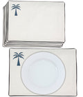 Placemats & Cutlery Set Of 6 Palm - Noury Hub