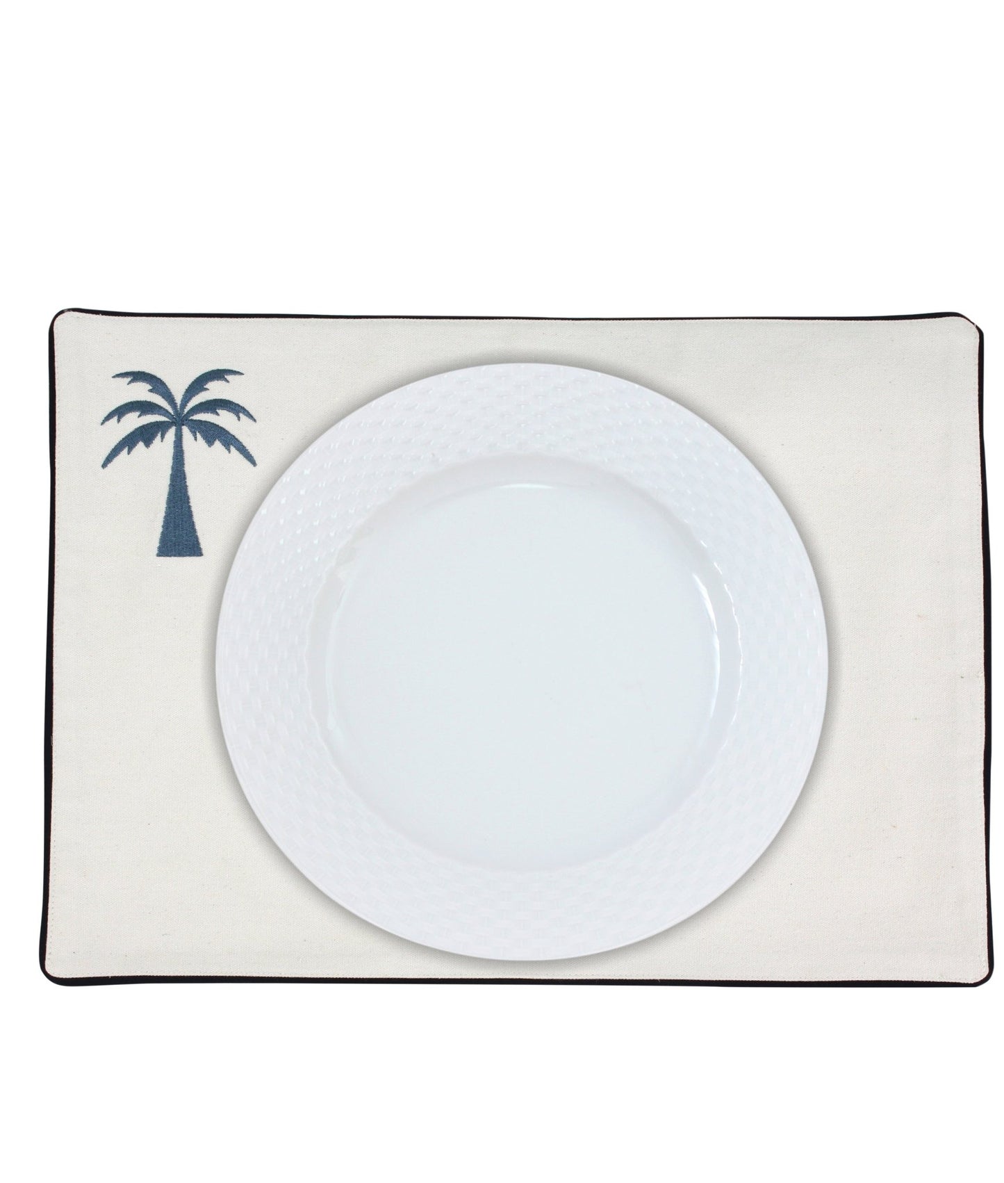 Placemats & Cutlery Set Of 6 Palm - Noury Hub
