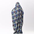 Prayer Dress Abaya Viscose Fabric One Piece | Elegant Islamic Prayer Attire for Women Prayer Dress (Paisley Blue) - Noury Hub