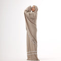 Prayer Dress Dantel Beige - Noury Hub
