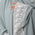 Prayer Dress Dantel Mint - Noury Hub