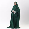 Prayer Dress One Piece Full Dress Dark Green - Noury Hub