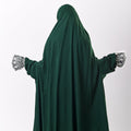 Prayer Dress One Piece Full Dress Dark Green - Noury Hub