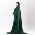 Prayer Dress One Piece Full Dress Dark Green - Noury Hub
