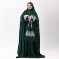 Prayer Dress One Piece Full Dress Dark Green - Noury Hub