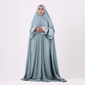 Prayer Dress One Piece Full Dress Mint Abaya - Noury Hub