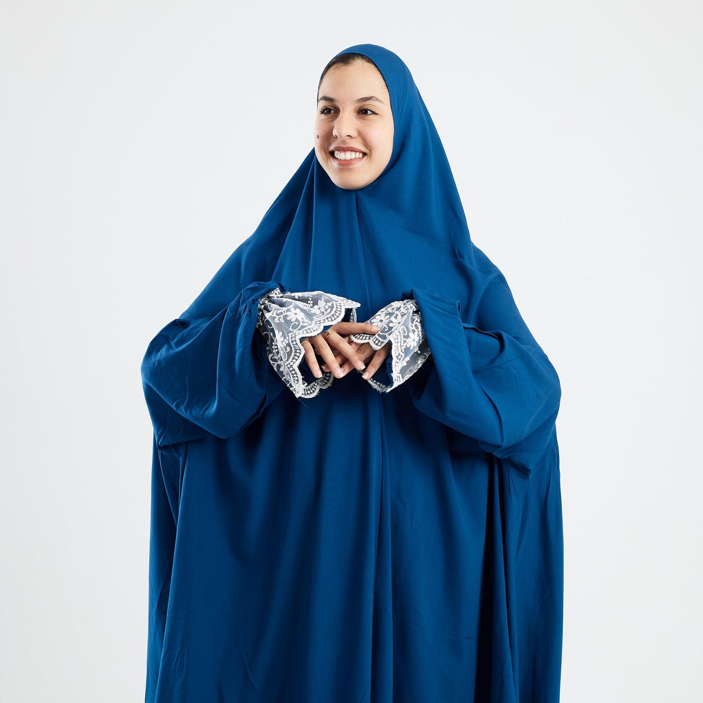 Prayer Dress One Piece Full Dress Teal - Noury Hub