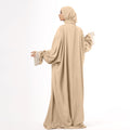 Prayer Dress One Piece With Headscarf Beige - Noury Hub