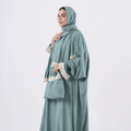 Prayer Dress One Piece With Headscarf Mint - Noury Hub