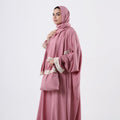 Prayer Dress One Piece With Headscarf Pink - Noury Hub