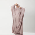 Prayer Dress Silk Beige - Noury Hub