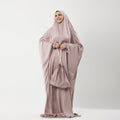 Prayer Dress Silk Beige - Noury Hub