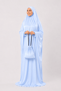 Prayer Dress Silk Blue - Noury Hub