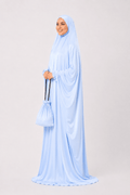 Prayer Dress Silk Blue - Noury Hub